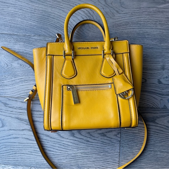 Michael Kors Bags Michael Kors Yellow Crossbody Bag Poshmark